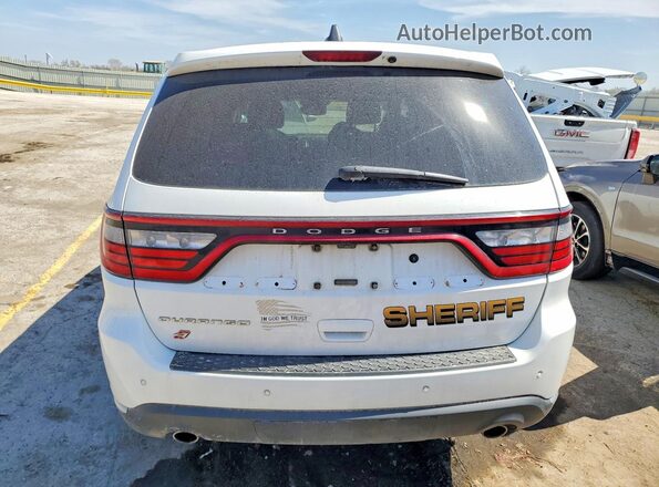 1C4SDJFT4LC368057 2020 DODGE DURANGO Белый Вид сзади
