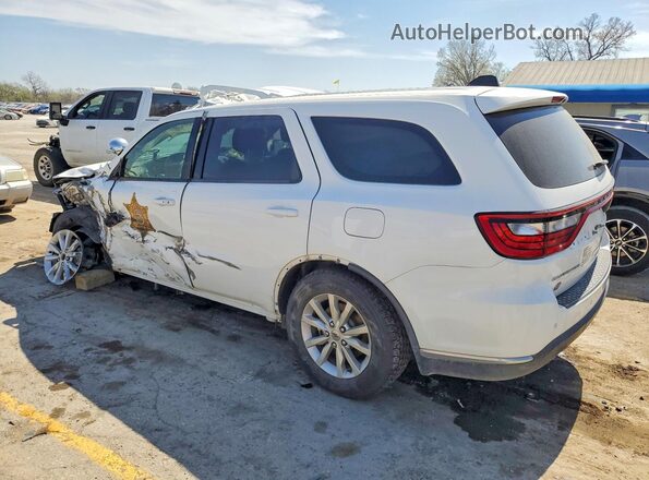 1C4SDJFT4LC368057 2020 DODGE DURANGO Белый Задняя левая четверть