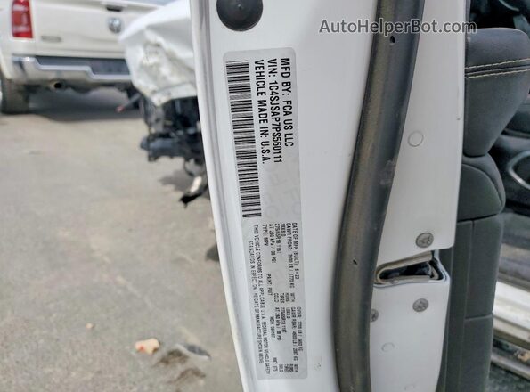 1C4SJSAP7PS560111 2023 JEEP WAGONEER White Widok naklejki z numerem VIN