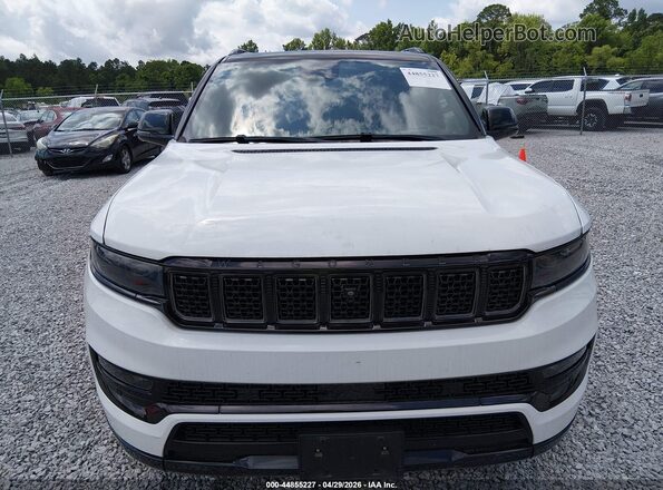 1C4SJSFP3RS132452 2024 JEEP GRAND WAGONEER L White Սարքավորումների վահանակի տեսք