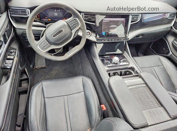 1C4SJVDP6PS569167 2023 JEEP WAGONEER Charcoal Вид панелі приладів