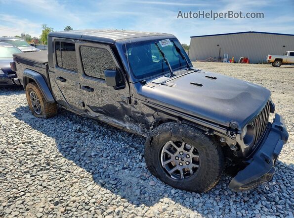1C6HJTAG2LL214334 2020 JEEP GLADIATOR Серый Передняя правая четверть