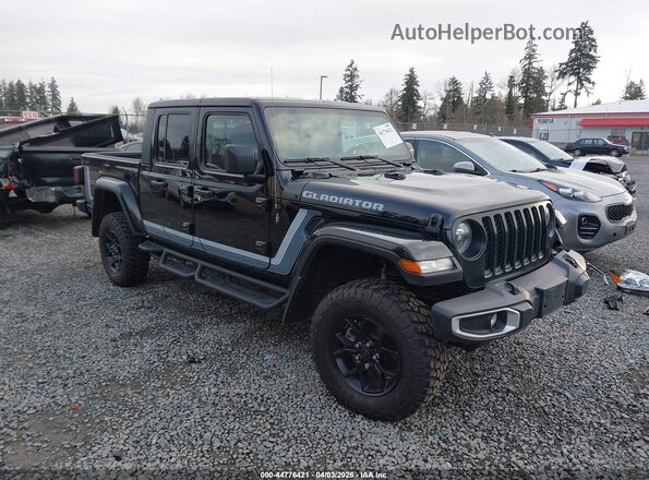 1C6HJTAG5PL571805 2023 JEEP GLADIATOR Черный Передняя правая четверть