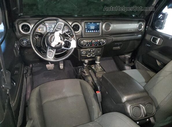 1C6HJTFG0LL124706 2020 JEEP GLADIATOR Черный Вид панели приборов