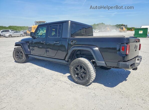 1C6JJTAM2ML558948 2021 JEEP GLADIATOR Black Tył lewy
