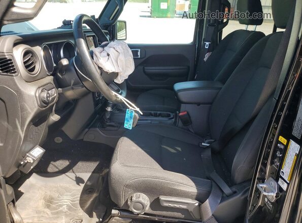 1C6JJTAM2ML558948 2021 JEEP GLADIATOR Black Widok wnętrza z przodu