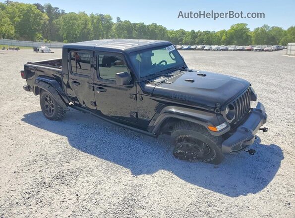 1C6JJTAM2ML558948 2021 JEEP GLADIATOR Black Przód prawy