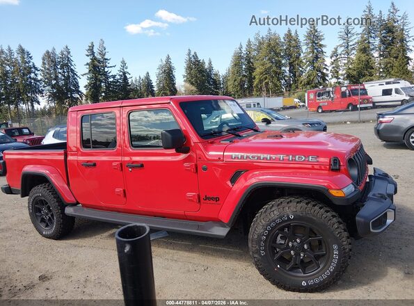 1C6PJTAG2SL550723 2025 JEEP GLADIATOR Красный Вид задней части салона