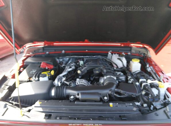 1C6PJTAG2SL550723 2025 JEEP GLADIATOR Красный Вид сзади