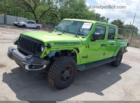 1C6PJTAG7SL518222 2025 JEEP GLADIATOR Green Vista frontal