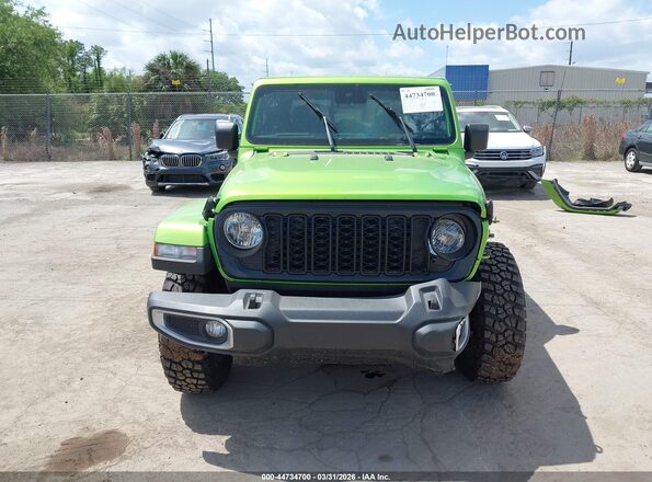 1C6PJTAG7SL518222 2025 JEEP GLADIATOR Green Vista interior trasera