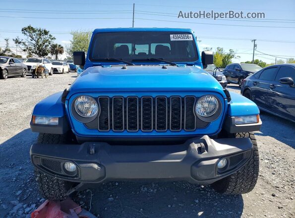 1C6PJTAG8SL502711 2025 JEEP GLADIATOR Синий Вид спереди