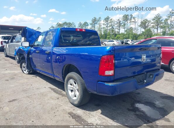 1C6RR6FG9JS280535 2018 RAM 1500 Blue Հետևի ձախ