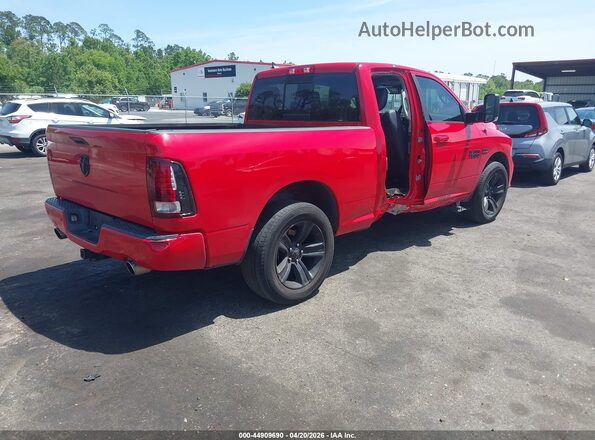 1C6RR6HT0JS101096 2018 RAM 1500 Red Հետևի աջ