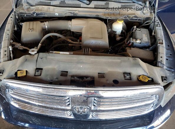 1C6RR6LGXJS143530 2018 RAM 1500 Синий Вид задней части салона