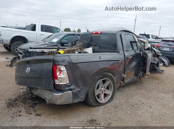 1C6RR6LT3HS629684 2017 RAM 1500 Черный Задняя правая четверть