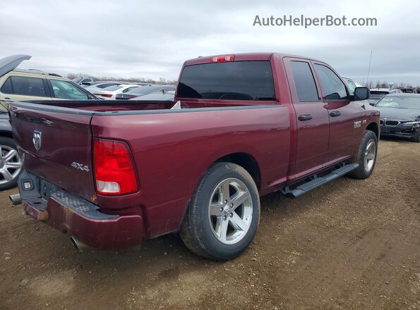 1C6RR7FT8JS184804 2018 RAM 1500 Red Rear right