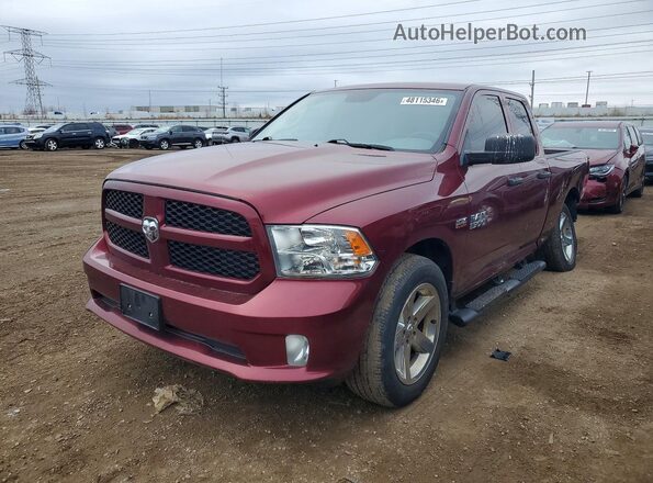 1C6RR7FT8JS184804 2018 RAM 1500 Red Front left
