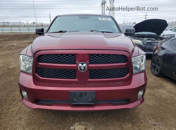 1C6RR7FT8JS184804 2018 RAM 1500 Red Front view
