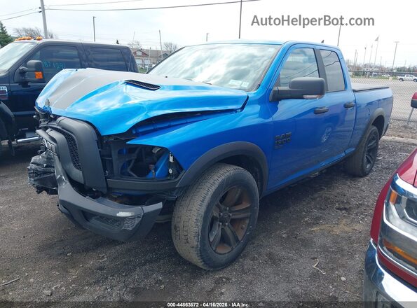 1C6RR7GG4MS531101 2021 RAM 1500 CLASSIC Синий Передняя левая четверть