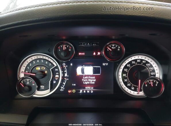 1C6RR7HT2HS603978 2017 RAM 1500 Black Вид задніх сидінь