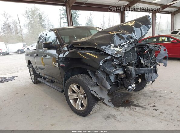 1C6RR7HT2HS603978 2017 RAM 1500 Black Передня права чверть