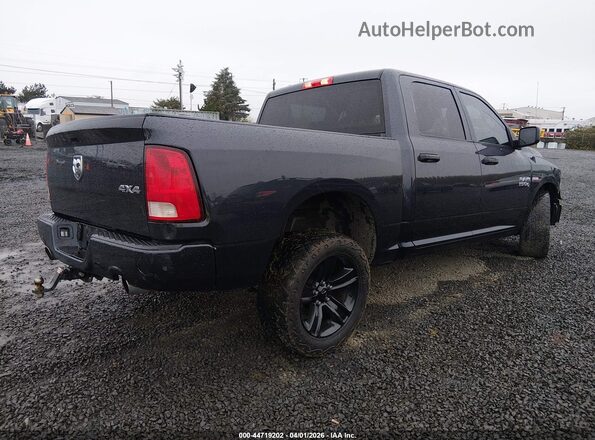 1C6RR7KT1JS265620 2018 RAM 1500 Dark Blue Задняя правая четверть