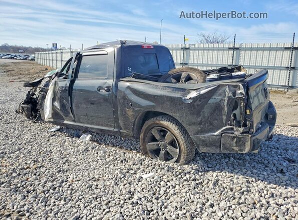 1C6RR7LTXJS156054 2018 RAM 1500 Black Հետևի ձախ