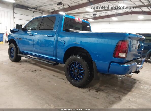 1C6RR7MT2JS194182 2018 RAM 1500 Синий Задняя левая четверть