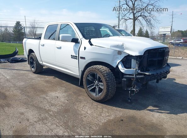 1C6RR7MT8JS291094 2018 RAM 1500 White Передня права чверть