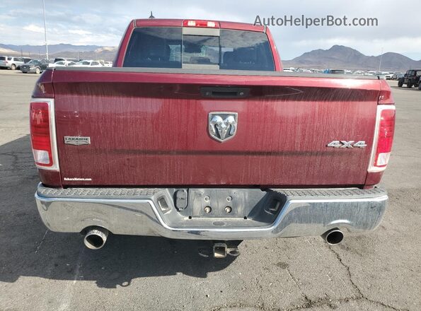 1C6RR7NM4JS269746 2018 RAM 1500 Бордовый Вид сзади