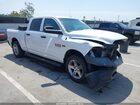 2018 Ram 1500 Tradesman  4x4 6'4 Box White vin: 1C6RR7ST3JS348157