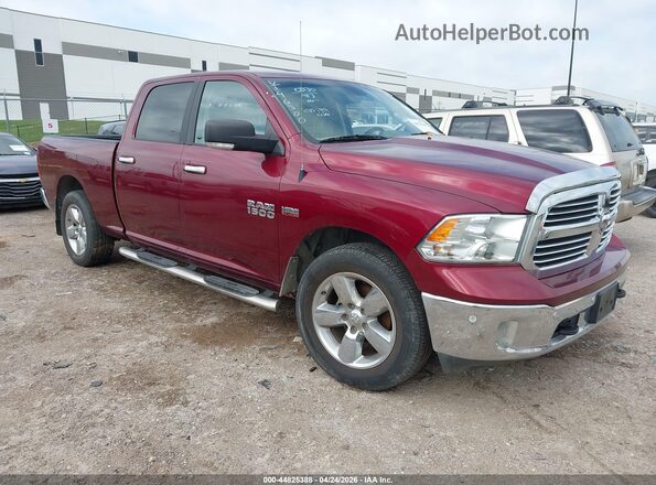 1C6RR7TT4JS146300 2018 RAM 1500 Бордовый Передняя правая четверть