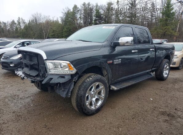 1C6RR7VT9JS306006 2018 RAM 1500 Black წინა მარცხენა ხედი სამი მეოთხედიდან