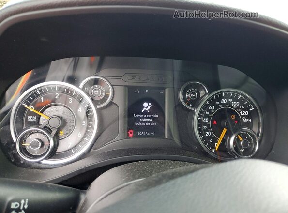 1C6SRFCT1MN697296 2021 RAM 1500 White Widok tylnych siedzeń
