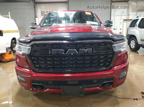 1C6SRFHPXSN609807 2025 RAM 1500 Бордовый Вид спереди