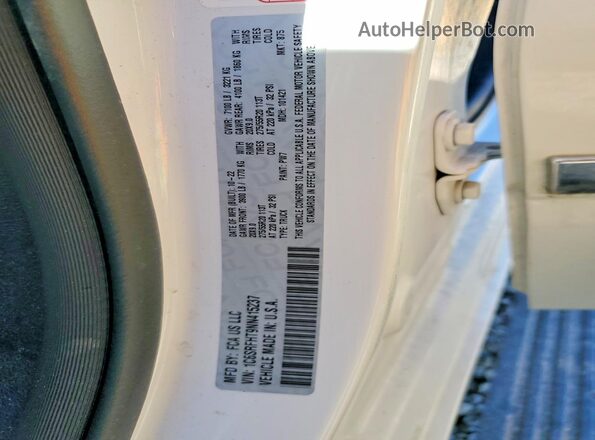 1C6SRFHT9NN415237 2022 RAM 1500 White Вид підкапотного простору