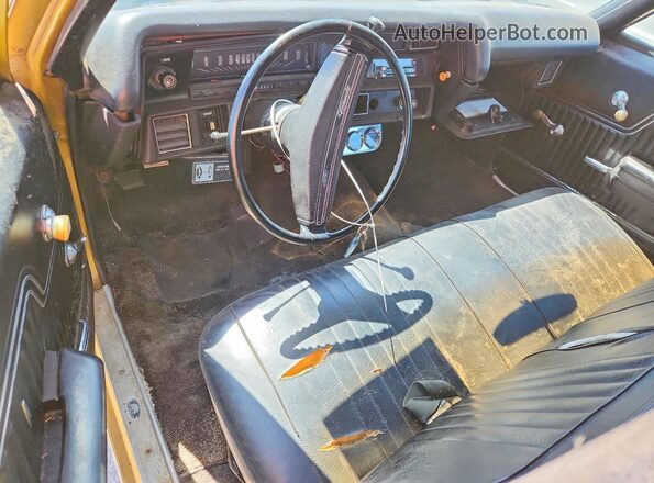 1D69H2K522270 1972 CHEVROLET CHEVELLE Золотой Вид панели приборов