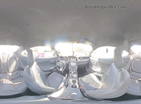 1FA6P8CF2J5123751 2018 FORD MUSTANG Green Widok wnętrza 360 stopni