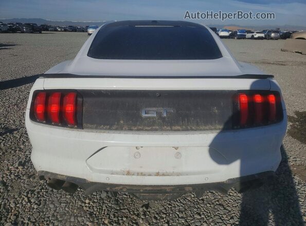 1FA6P8CF2K5151759 2019 FORD MUSTANG Белый Вид сзади
