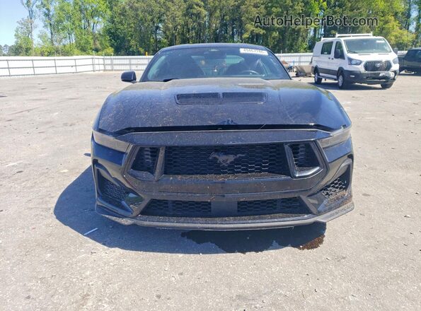 1FA6P8CF4R5415865 2024 FORD MUSTANG Черный Вид спереди