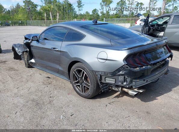 1FA6P8CF5M5156375 2021 FORD MUSTANG Серый Задняя левая четверть