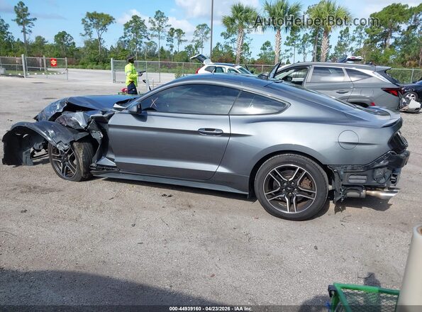 1FA6P8CF5M5156375 2021 FORD MUSTANG Серый 