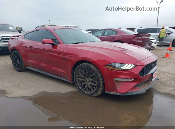 1FA6P8CF6L5183647 2020 FORD MUSTANG Red Przód prawy