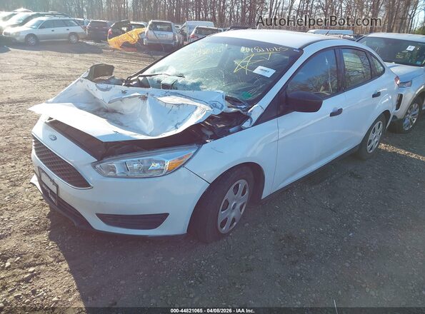 1FADP3E21JL201226 2018 FORD FOCUS Белый Передняя левая четверть