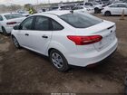 2016 Ford Focus S Белый vin: 1FADP3E22GL207125