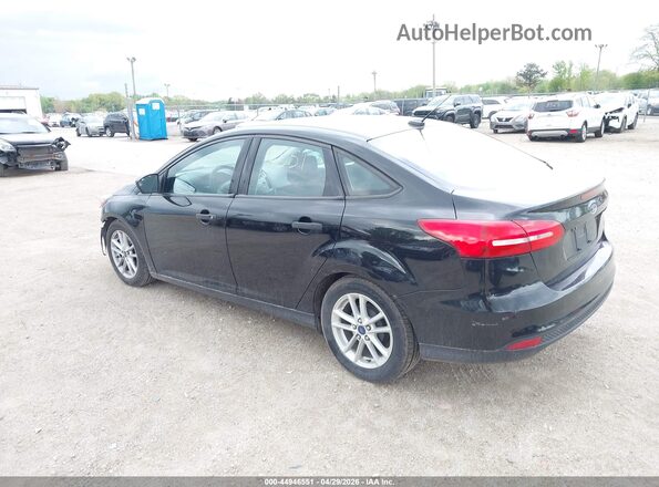 1FADP3E2XGL237148 2016 FORD FOCUS Black Tył lewy