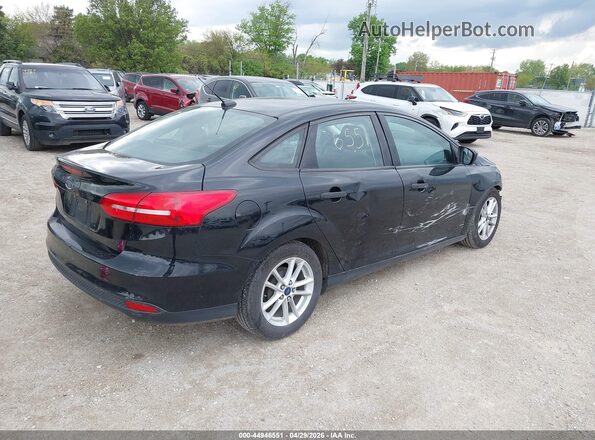 1FADP3E2XGL237148 2016 FORD FOCUS Black Tył prawy
