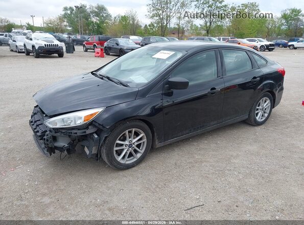 1FADP3E2XGL237148 2016 FORD FOCUS Black Przód lewy