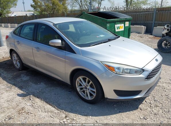 1FADP3F21GL397658 2016 FORD FOCUS Серебряный Передняя правая четверть